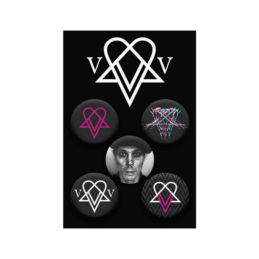 Heartagram Button Pack