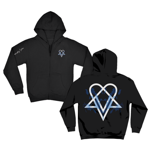 Heartful of Ghosts Zip Hoodie
