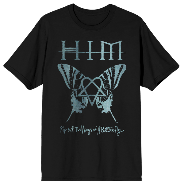 Official Ville Valo Store - HIM Wings of a Butterfly Tee – VV