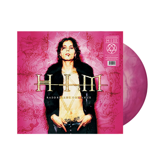 the twenty fifth anniversary rerelease of HIM's Razorblade Romance vinyl. 