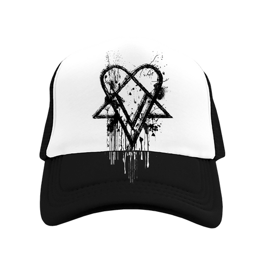 Ink VV Heartagram Trucker Hat